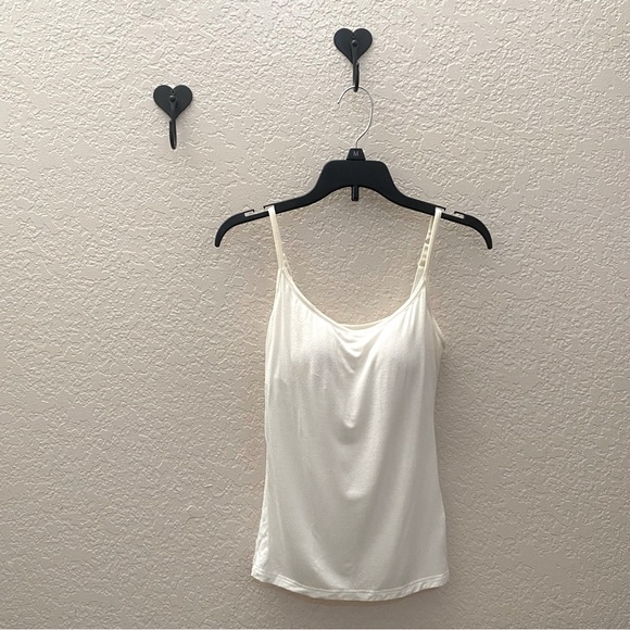 Other - Cream Cami with Built-in Bra ~ size sm